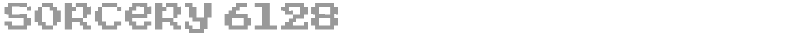 Sorcery 6128 font preview